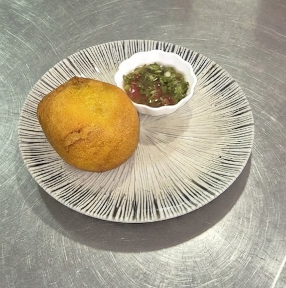Arepa colombiana El Madroño Sevilla
